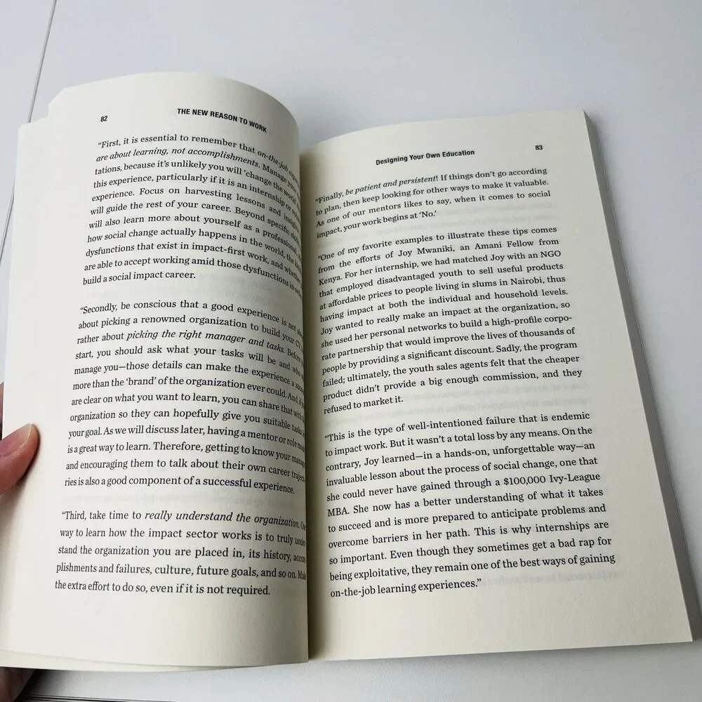 The New Reason to Work: How to Build a Career That Will Change the World by Paul